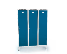 Cloakroom locker reduced height ALSIN with feet 1620 x 1200 x 500